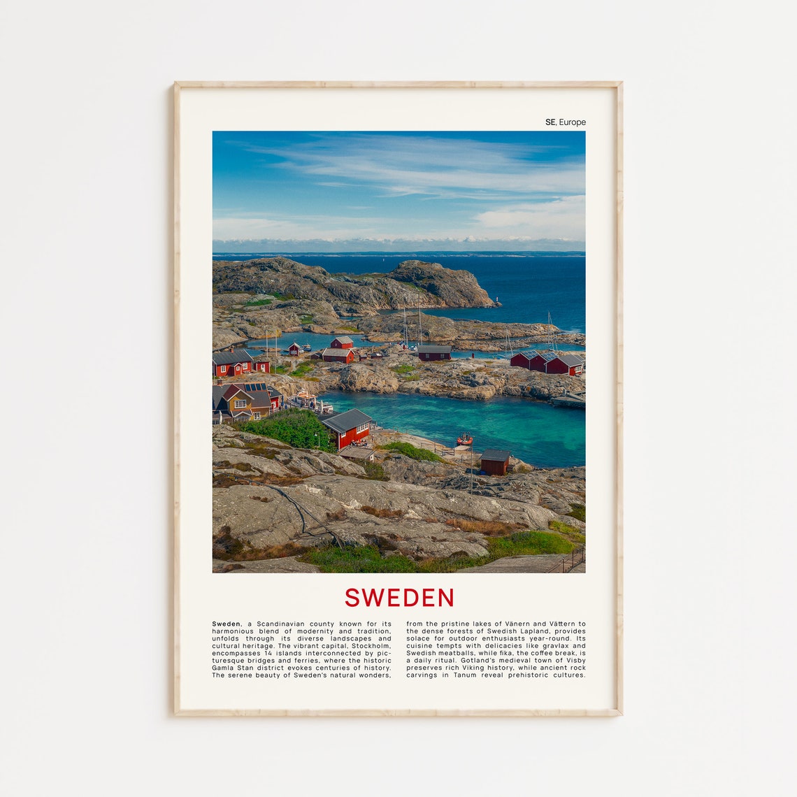 Sweden Print Film Photo Sweden Wall Art Sweden Poster Sweden Photo Sweden Poster Print Sweden Wall Decor Swedish Cottage Scandi Sea