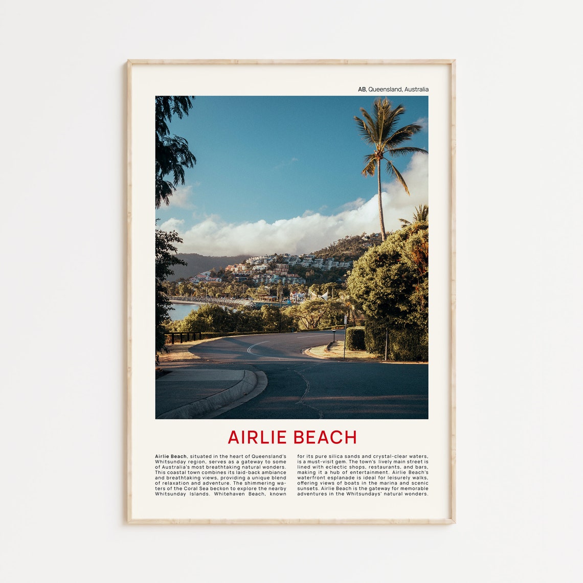 Airlie Beach Print Film Photo Airlie Beach Wall Art Airlie Beach Poster Airlie Beach Photo Airlie Beach Poster Print Airlie Beach Qld