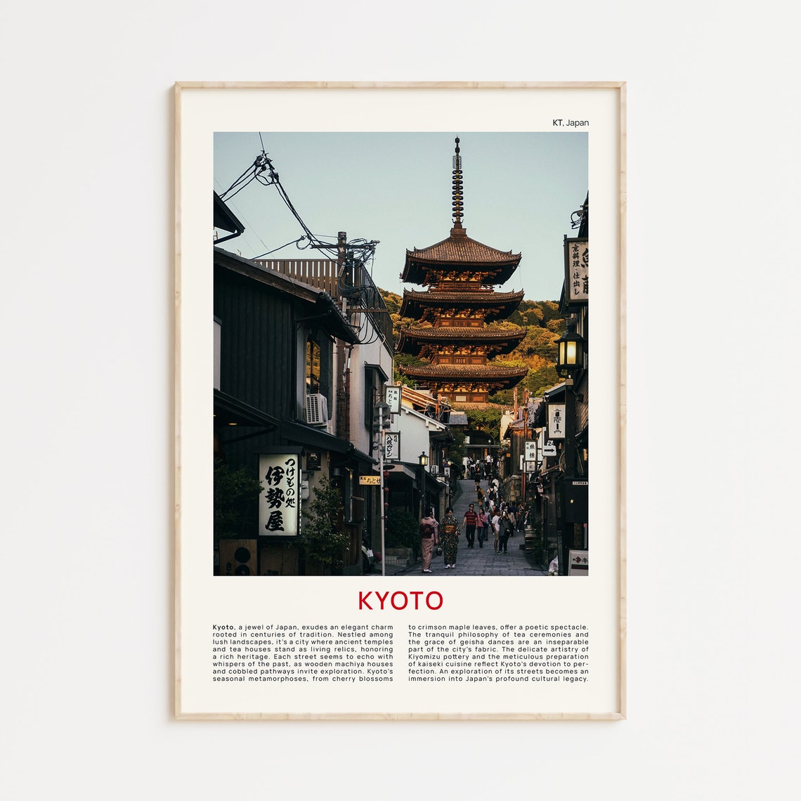 Kyoto Print Film Photo Kyoto Wall Art Kyoto Poster Kyoto Photo Kyoto Poster Print Japan Wall Decor Japan Poster Print Japan Art