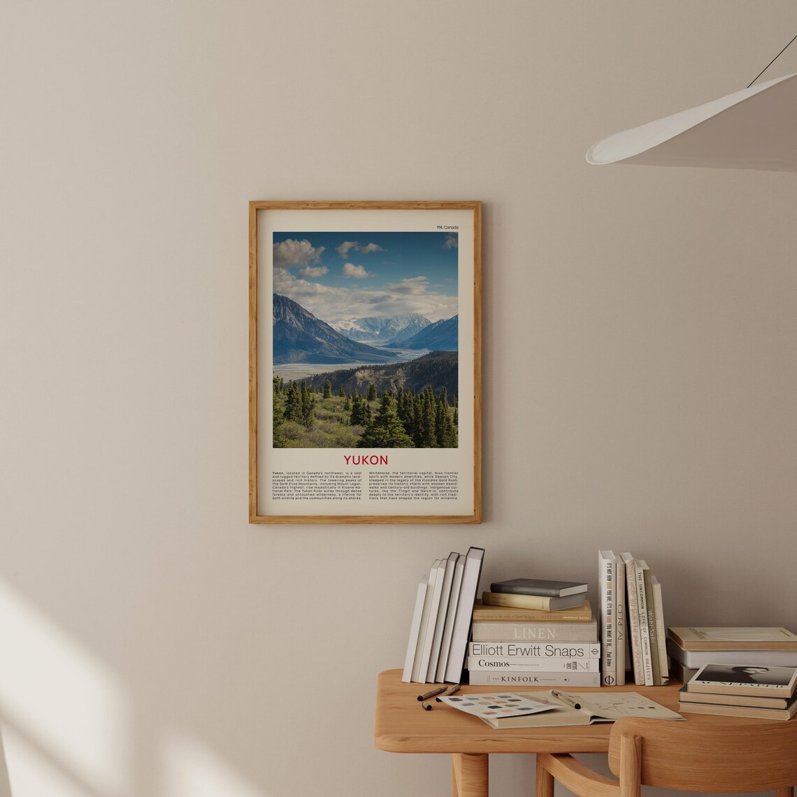 Yukon Canada Film Photo Mountain Wilderness Travel Poster Nature - Image 2