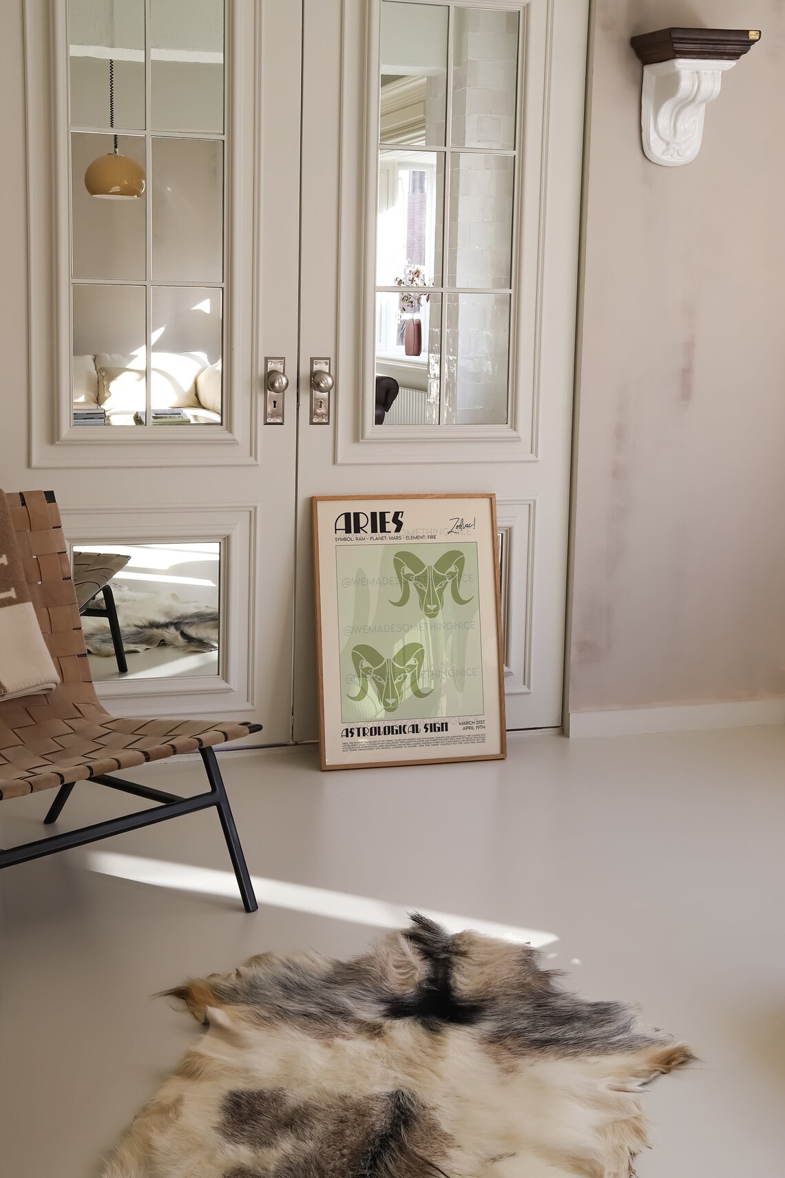 Aries Horoscope Print, Astrological Wall Art - Image 2