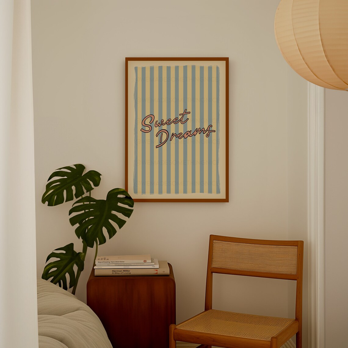 Sweet Dreams Retro Art Print, Coquette Room Decor - Image 4