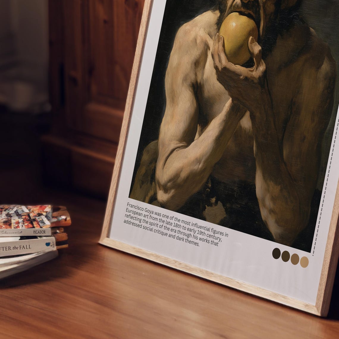 Francisco Goya Saturn Devouring His Son Classic Dark Art Poster - Image 4