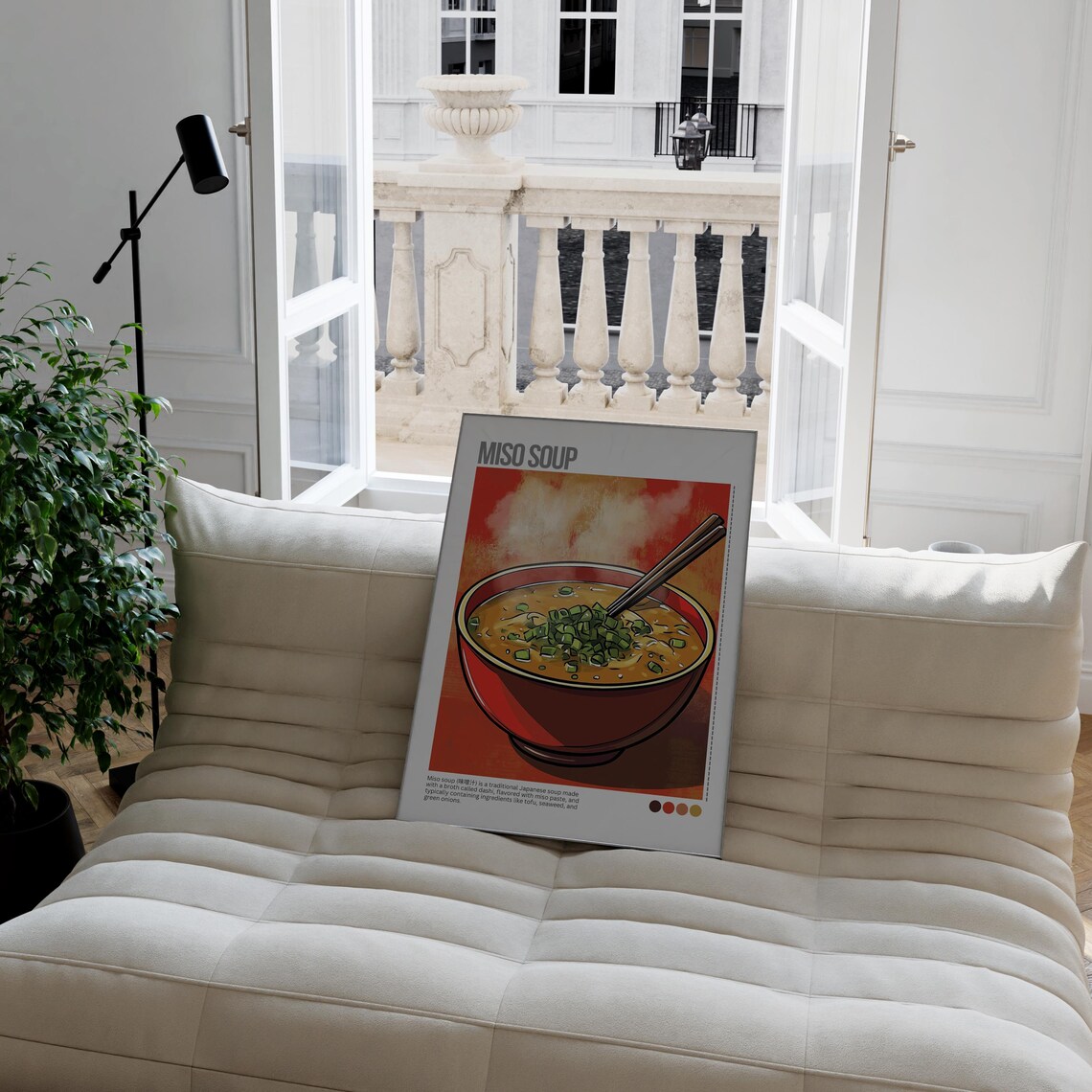 Miso Soup Art Japanese Food Art Modern Food Art Giclee Print Fine Art Paper Print Home And Kitchen Decor For The Food Lover - Image 4