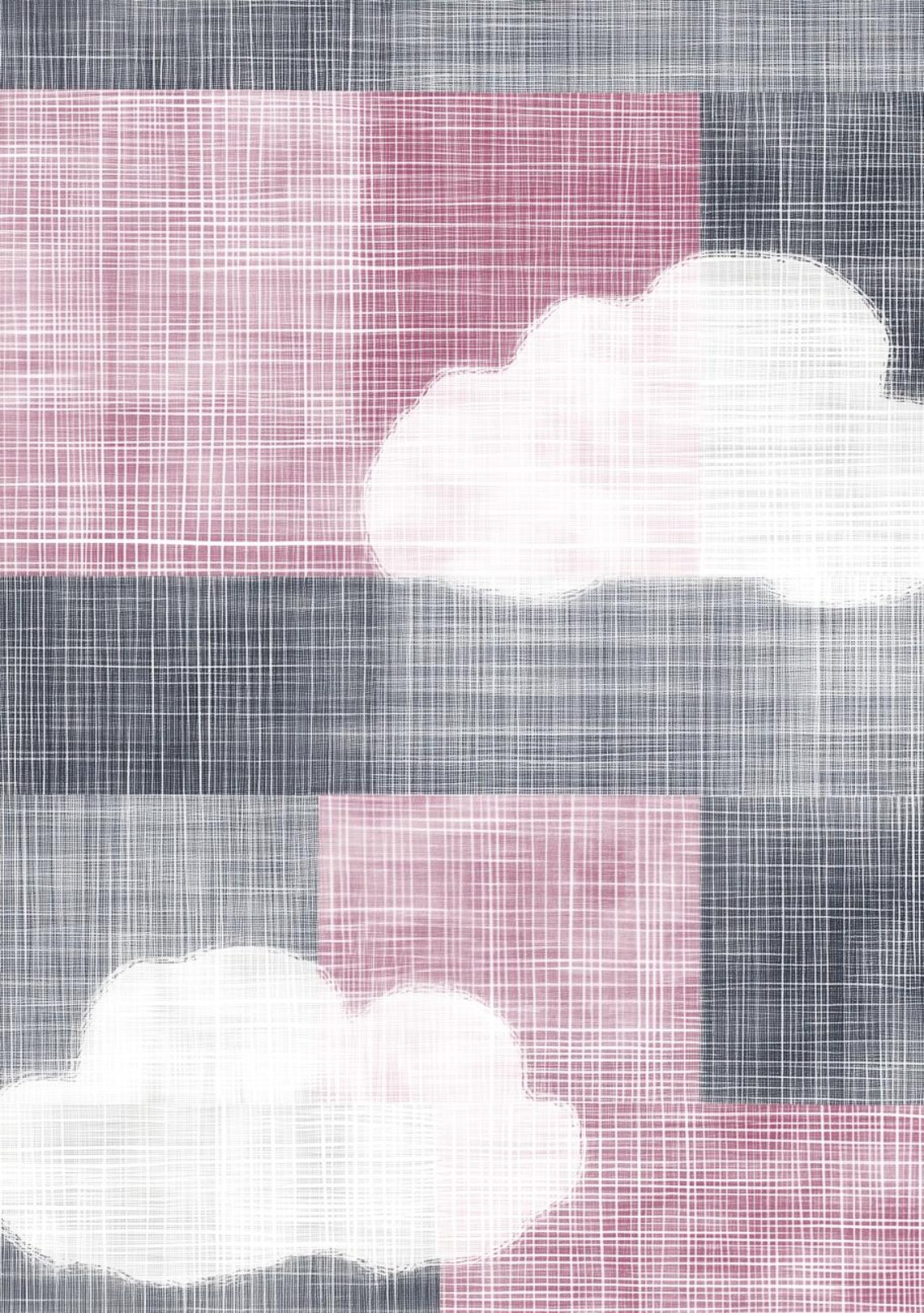 Abstract Cloud Print Inspired by Mark Rothko