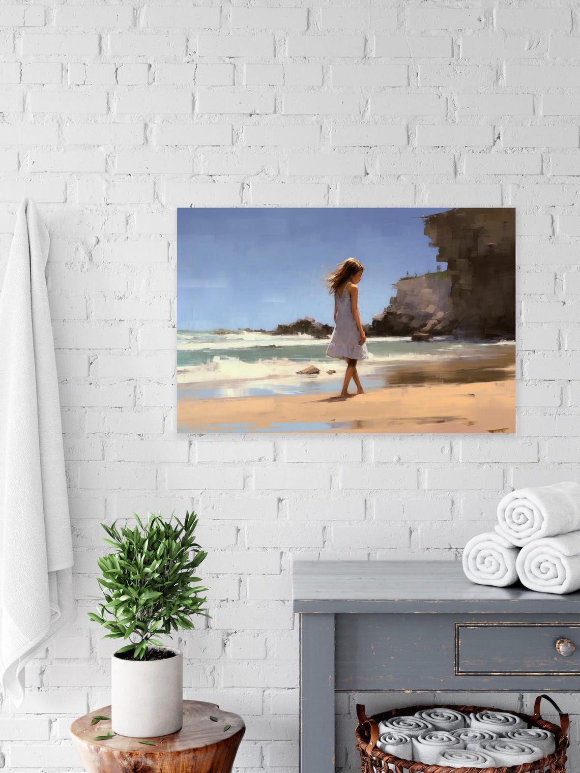 Embracing Solitude, Young Girl By Pino - Image 2