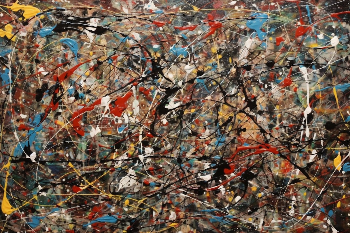 Jackson Pollock Iso Original Artwork, Curators