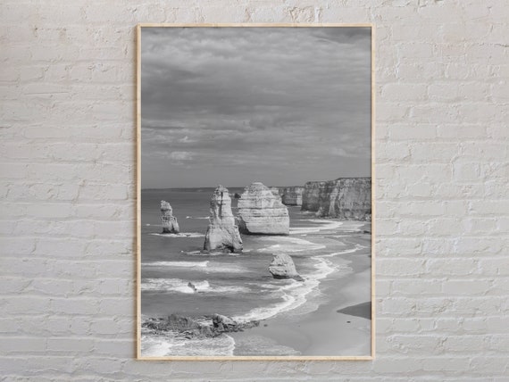 Black And White Australia Print Wall Art Poster Photo Decor