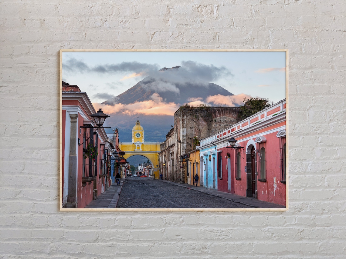 Guatemala Photo Travel Poster, World Cultural Art