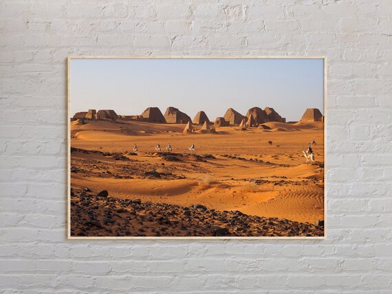 Sudan Travel Poster, Africa Wall Decor