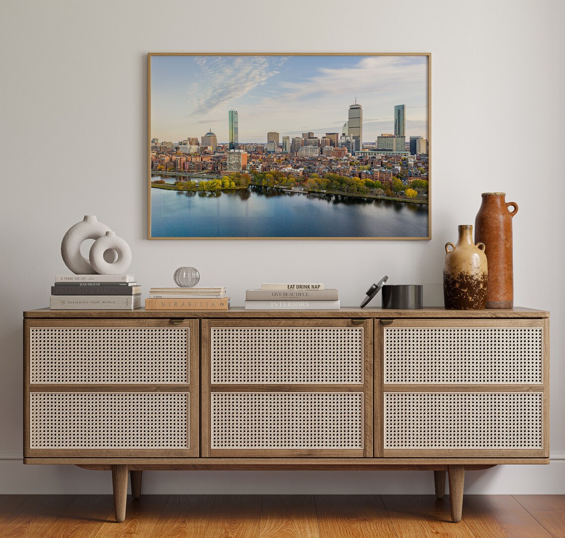 Boston Wall Art Massachusetts Travel Poster - Image 4