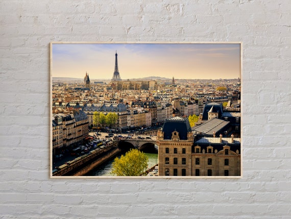 Paris Real Photo France Poster Print