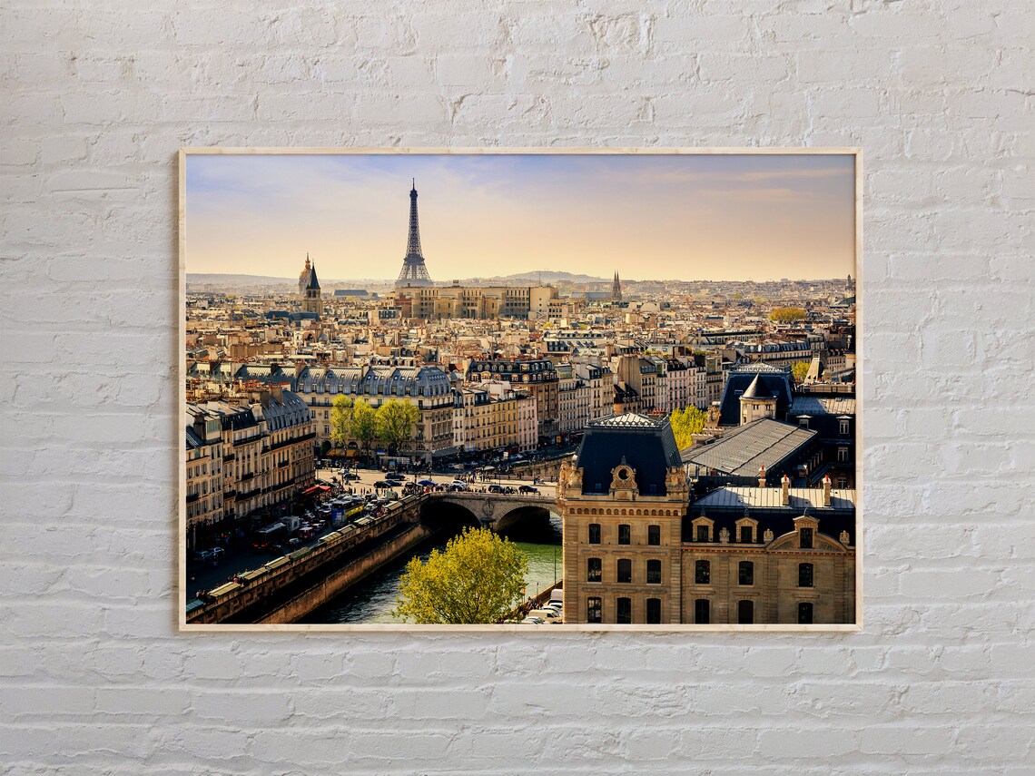 Paris Real Photo France Poster Print