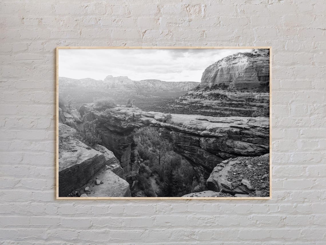 Black And White Sedona Print Sedona Wall Art Sedona Poster Sedona Photo Sedona Poster Print Sedona Wall Decor Sedona Print Usa
