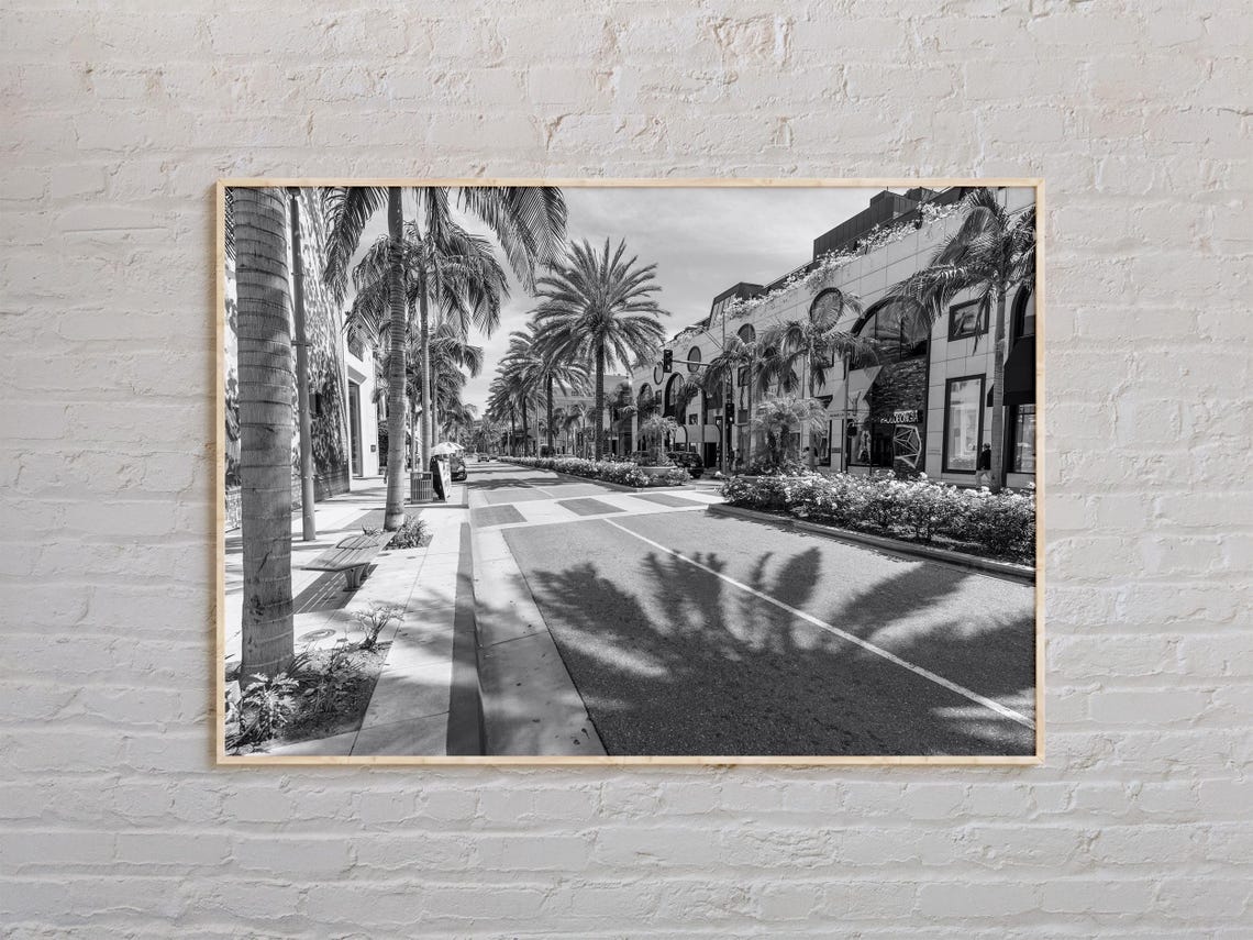 Black And White Los Angeles Print Los Angeles Wall Art Los Angeles Poster Los Angeles Photo Los Angeles Poster Print California