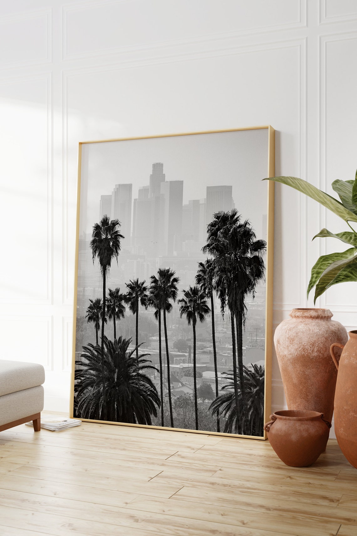 Black And White Los Angeles Print Los Angeles Wall Art Los Angeles Poster Los Angeles Photo Los Angeles Poster Print California - Image 2