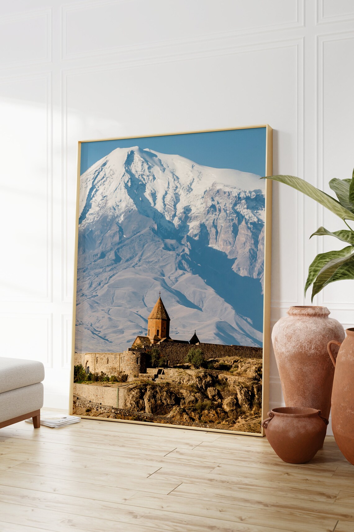 Mount Ararat Khor Virap Monastery Snow Peak Armenia Photo Poster - Image 2