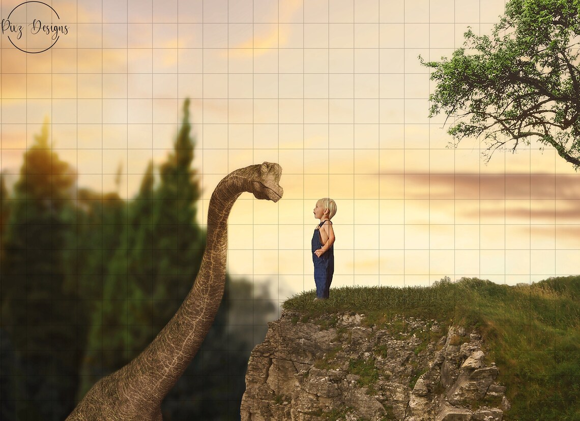 Dinosaur Cliff Backdrop, Dinosaur Ledge Background