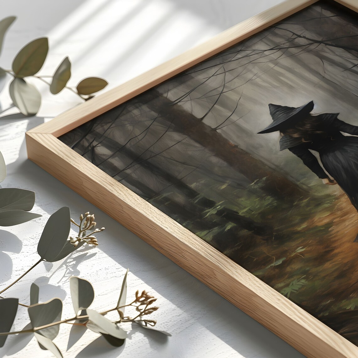 Witchy Vintage Halloween Art Print, Dark Academia - Image 2