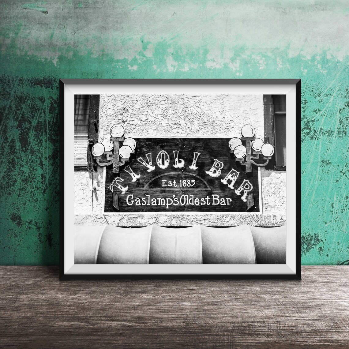 Tivoli Bar Est 1885 Gaslamps Oldest Bar San Diego Sign Poster - Image 2