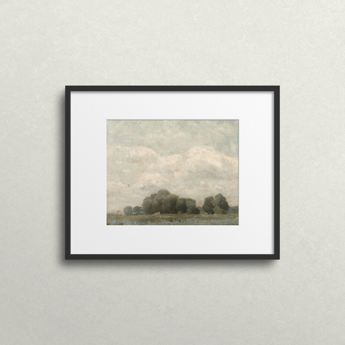 Soft Countryside Landscape, Vintage French Country Art Print - Image 2