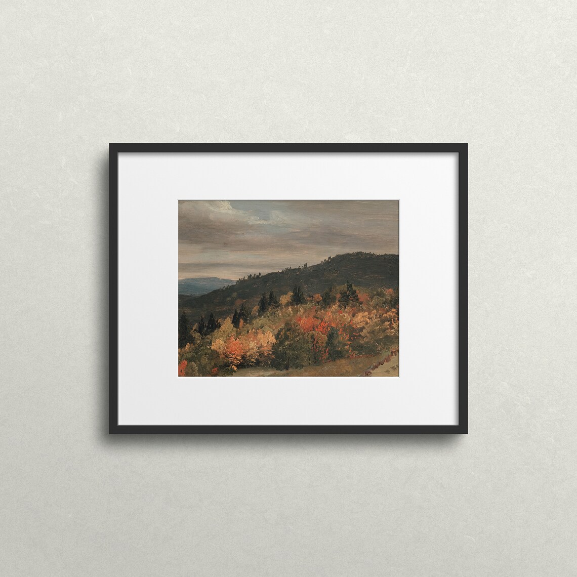 Autumn Canyons, Moody Autumn Mountains Art Print - Image 2