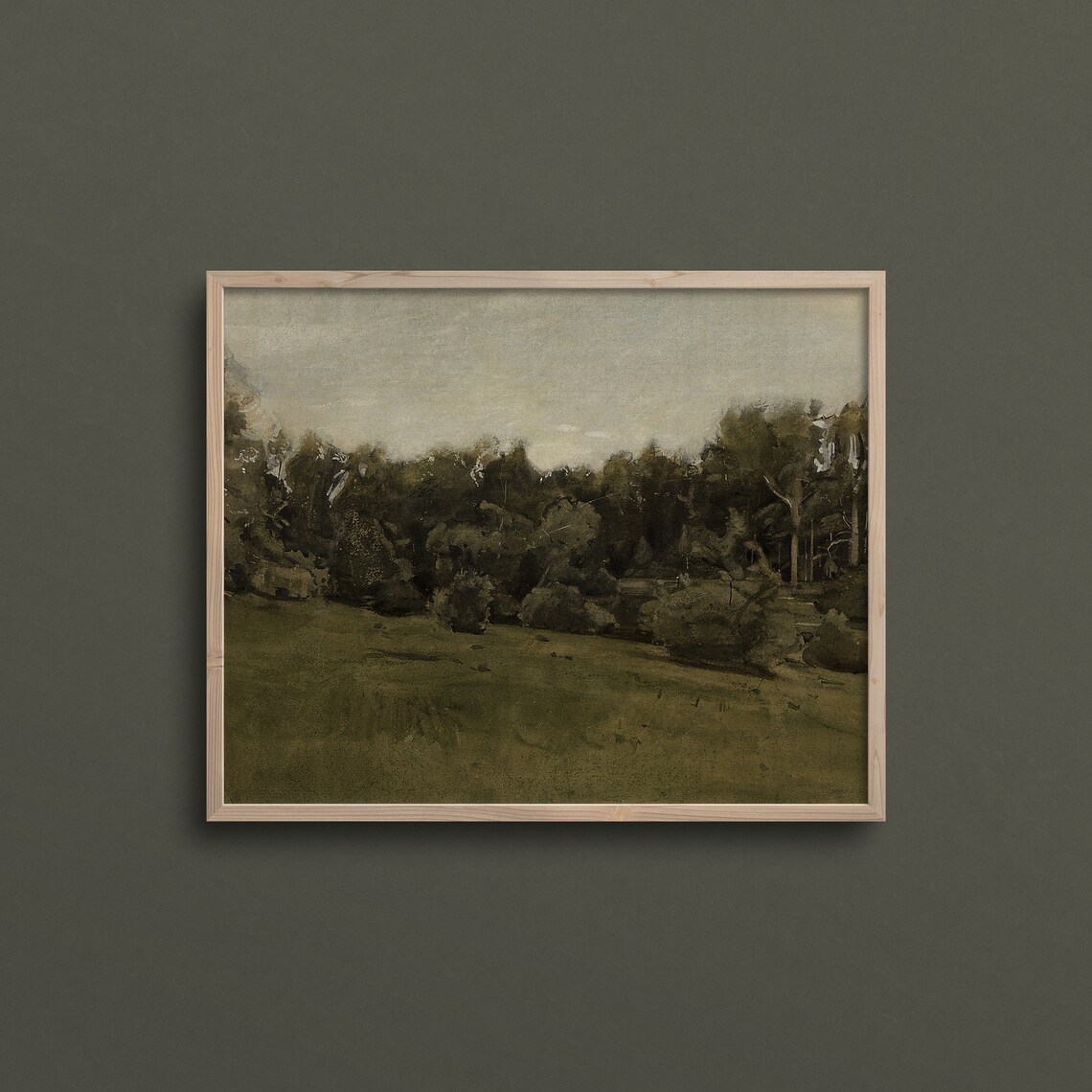 Countryside Forest Vintage Landscape Art Print - Image 2