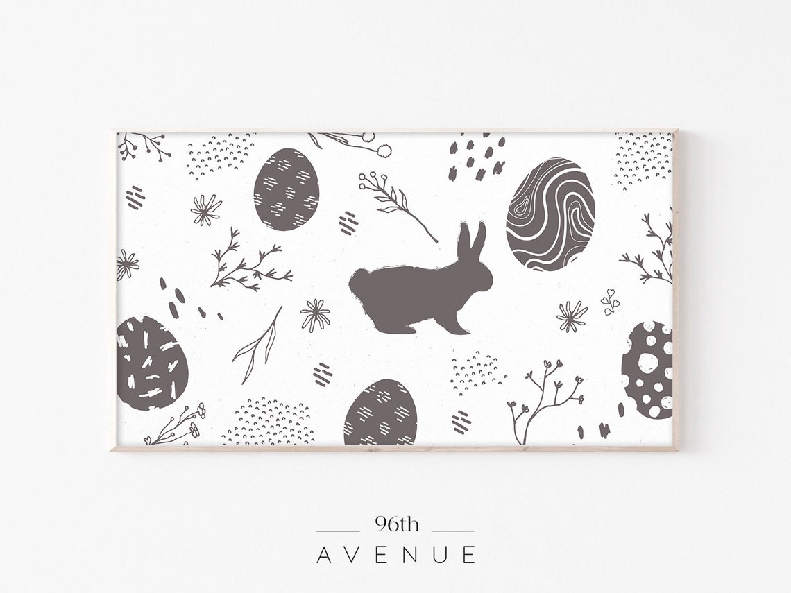 Easter Bunny Easter Eggs Art Print