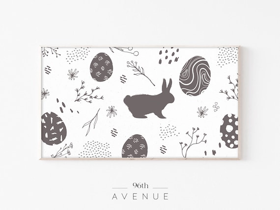 Easter Bunny Easter Eggs Art Print