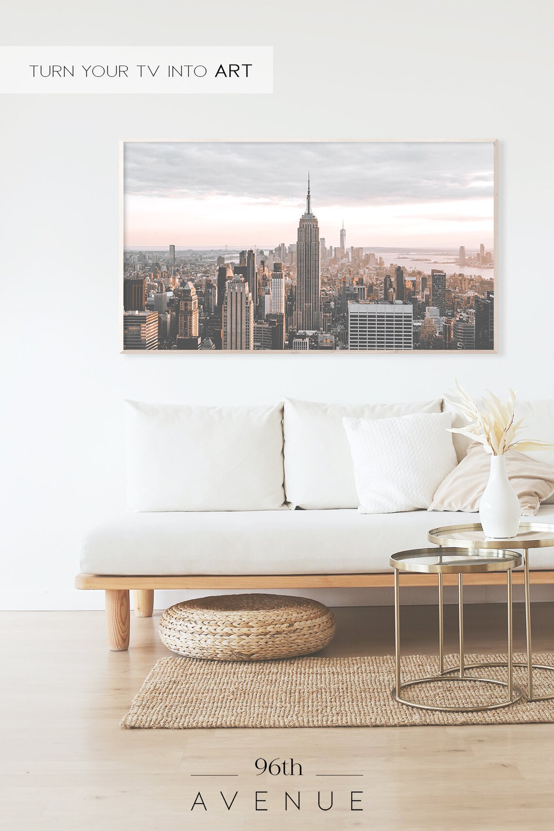New York Manhattan Skyline Travel Poster - Image 2