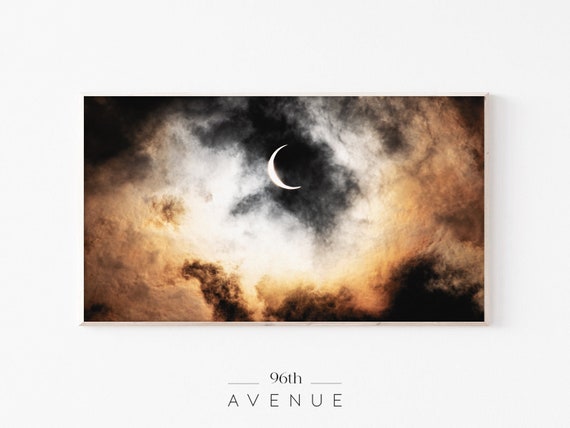 Halloween Crescent Moon Art Print