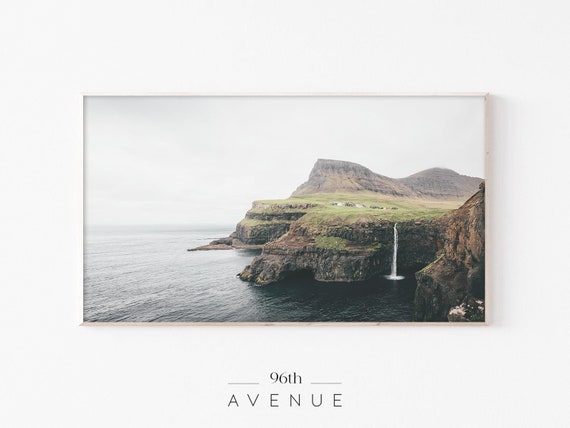 Faroe Islands Landscape Travel Poster