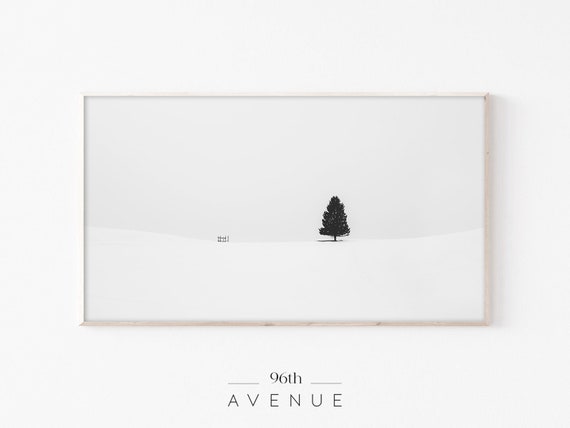 Minimalist Christmas Winter Art Print