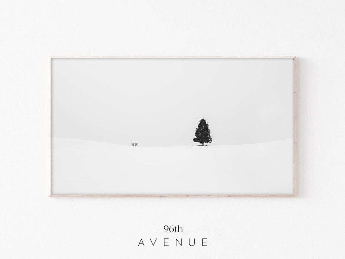 Minimalist Christmas Winter Art Print