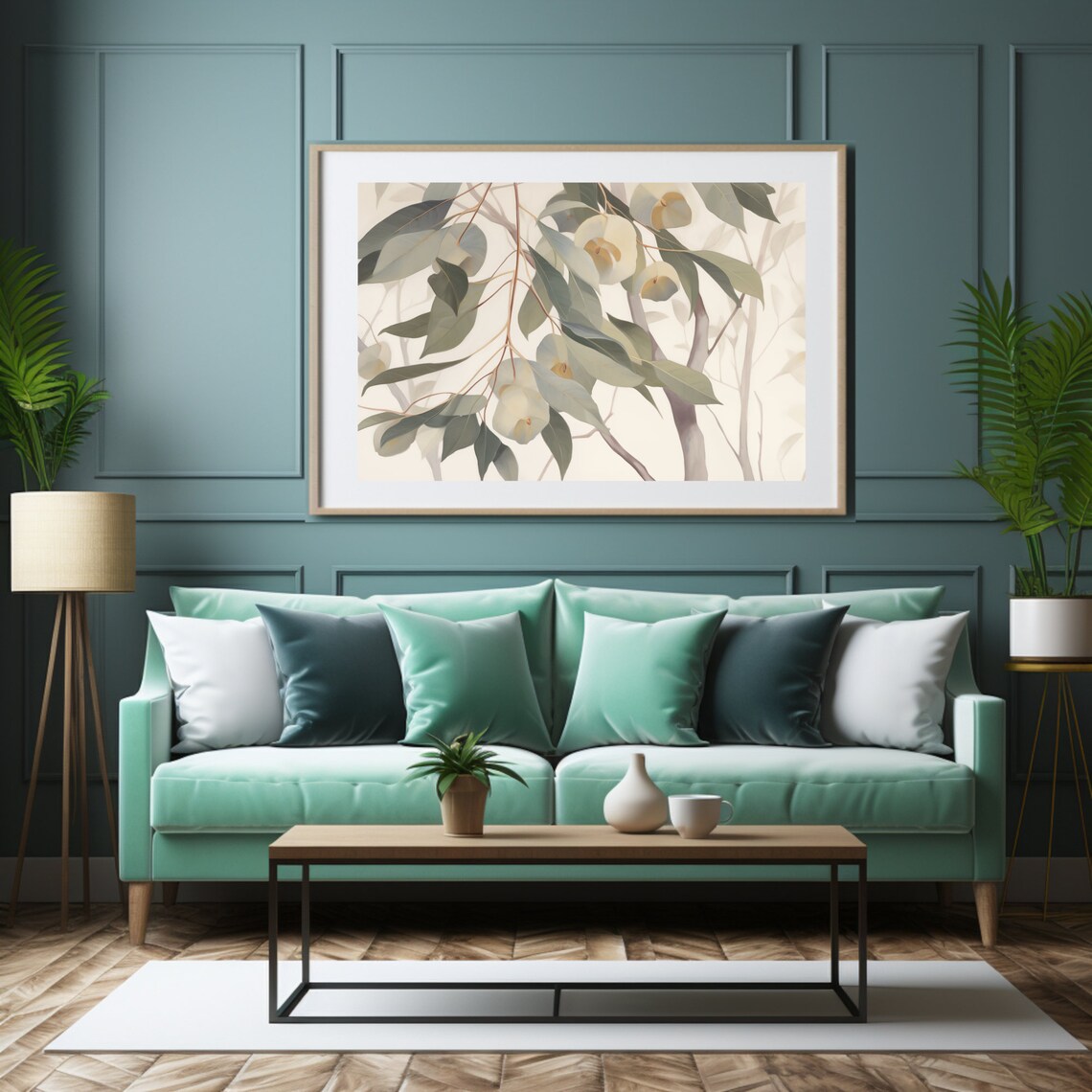 Eucalyptus Tree Nature Inspired Wall Art Print - Image 3