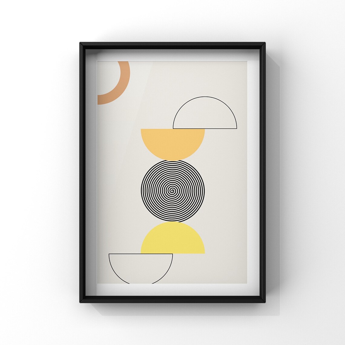 Abstract Geometric Boho Wall Art, Boho Poster Print - Image 2