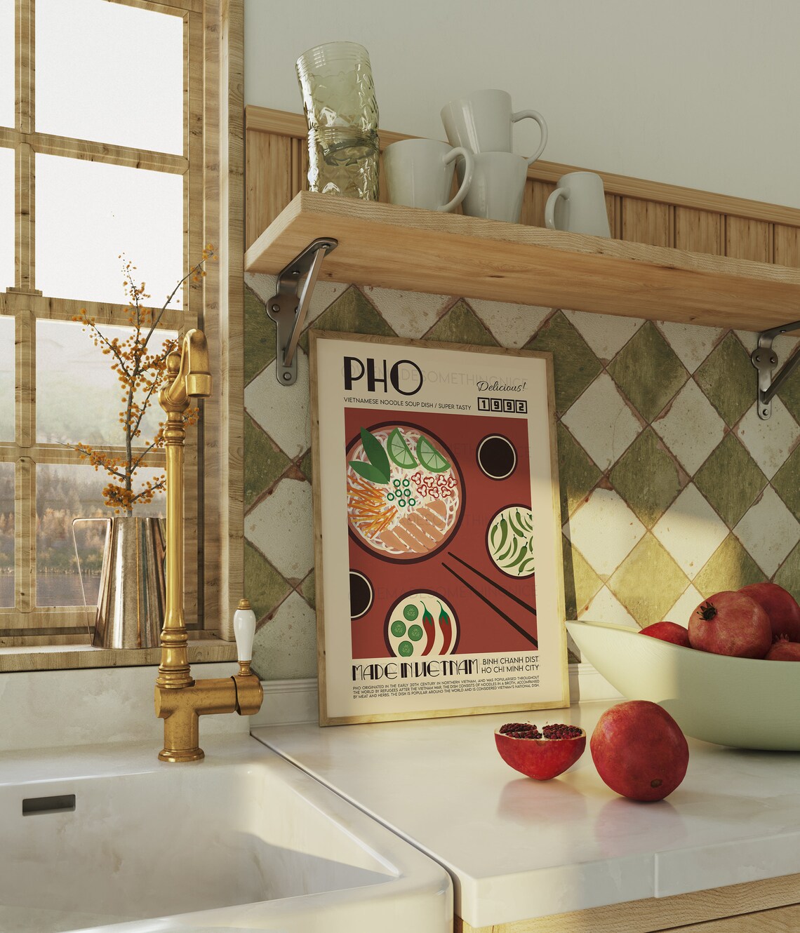 Pho Poster, Retro Kitchen Food Art Print - Image 4