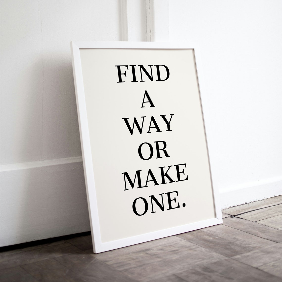 Find A Way Or Make One Bold Serif Motivational Office Quote Poster - Image 3