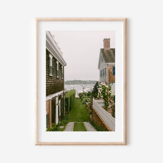 Marthas Vineyard Photography Print Mv Coastal Wall Art Dock Scene Photo New England Beach Decor Nautical Landscape Gift For Travelers