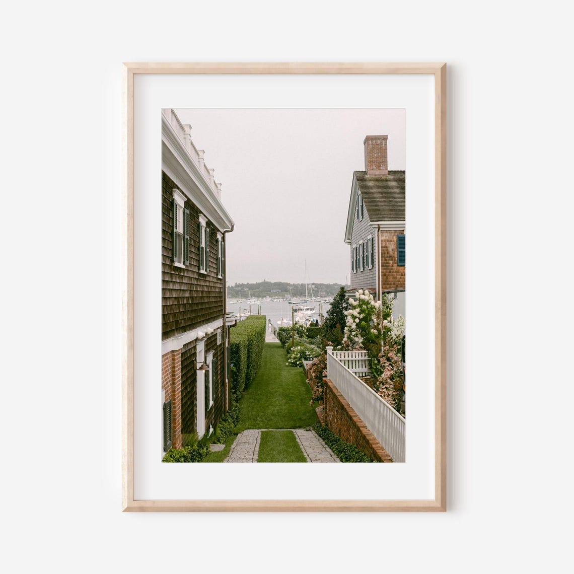 Marthas Vineyard Photography Print Mv Coastal Wall Art Dock Scene Photo New England Beach Decor Nautical Landscape Gift For Travelers