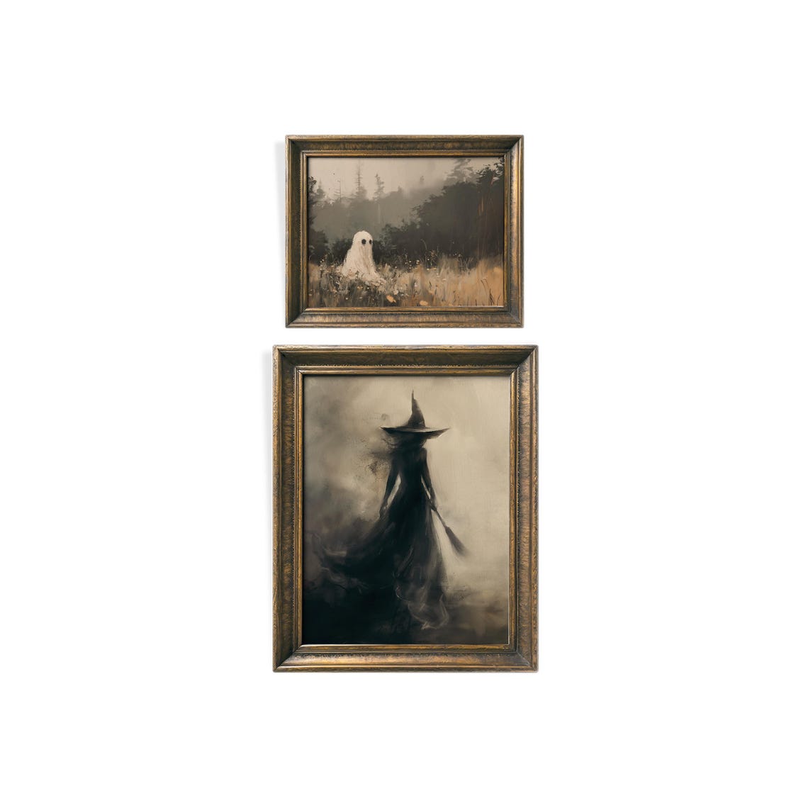Halloween Gallery Wall Set of 10 Moody Fall Spooky Scenes Poster - Image 5