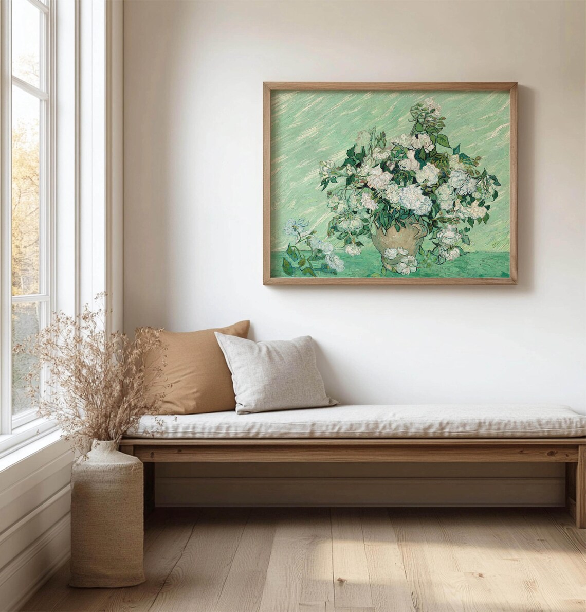 Roses Still Life Vintage Floral Art Print - Image 3
