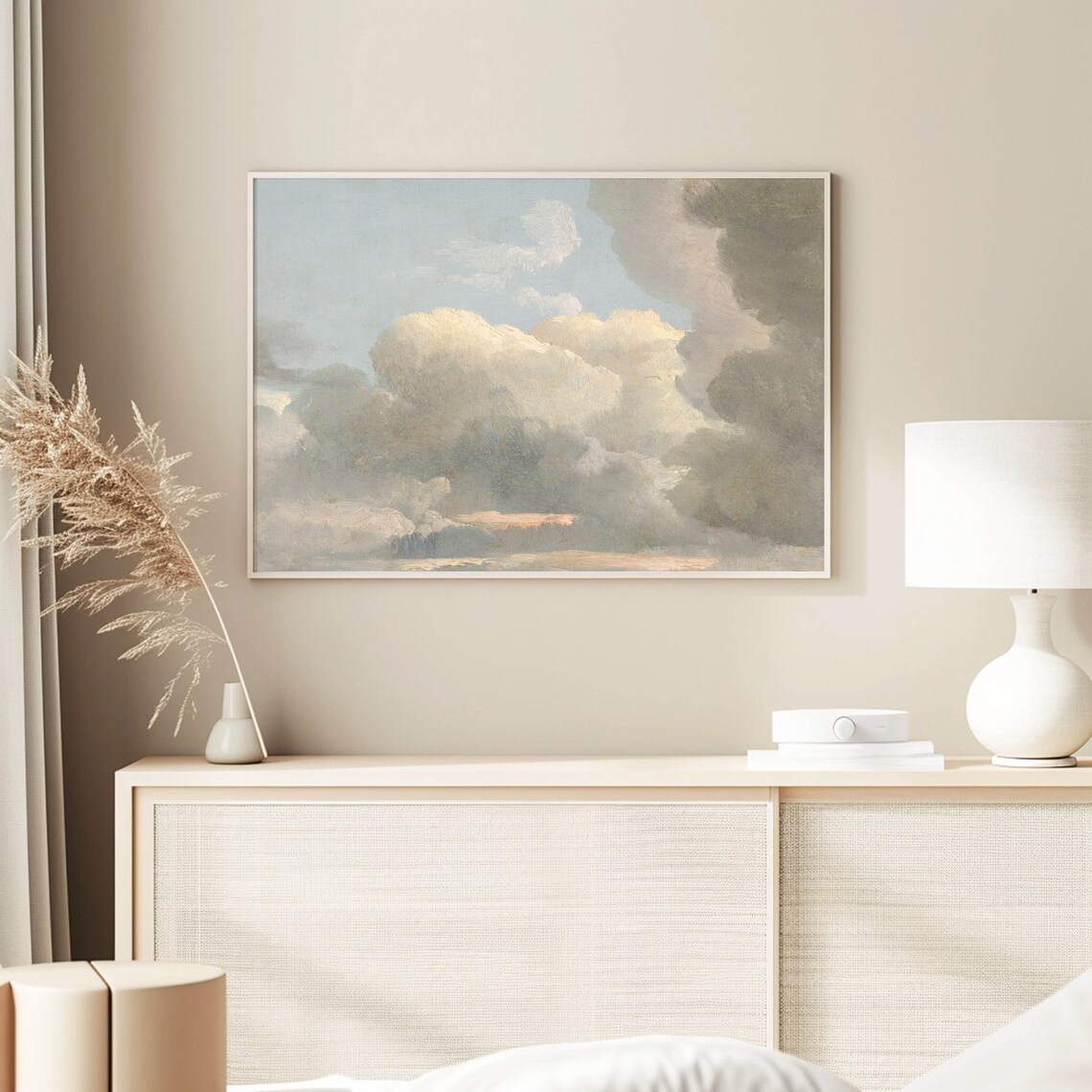 Vintage Cloud Study, Early Evening Wall Art Print - Image 3