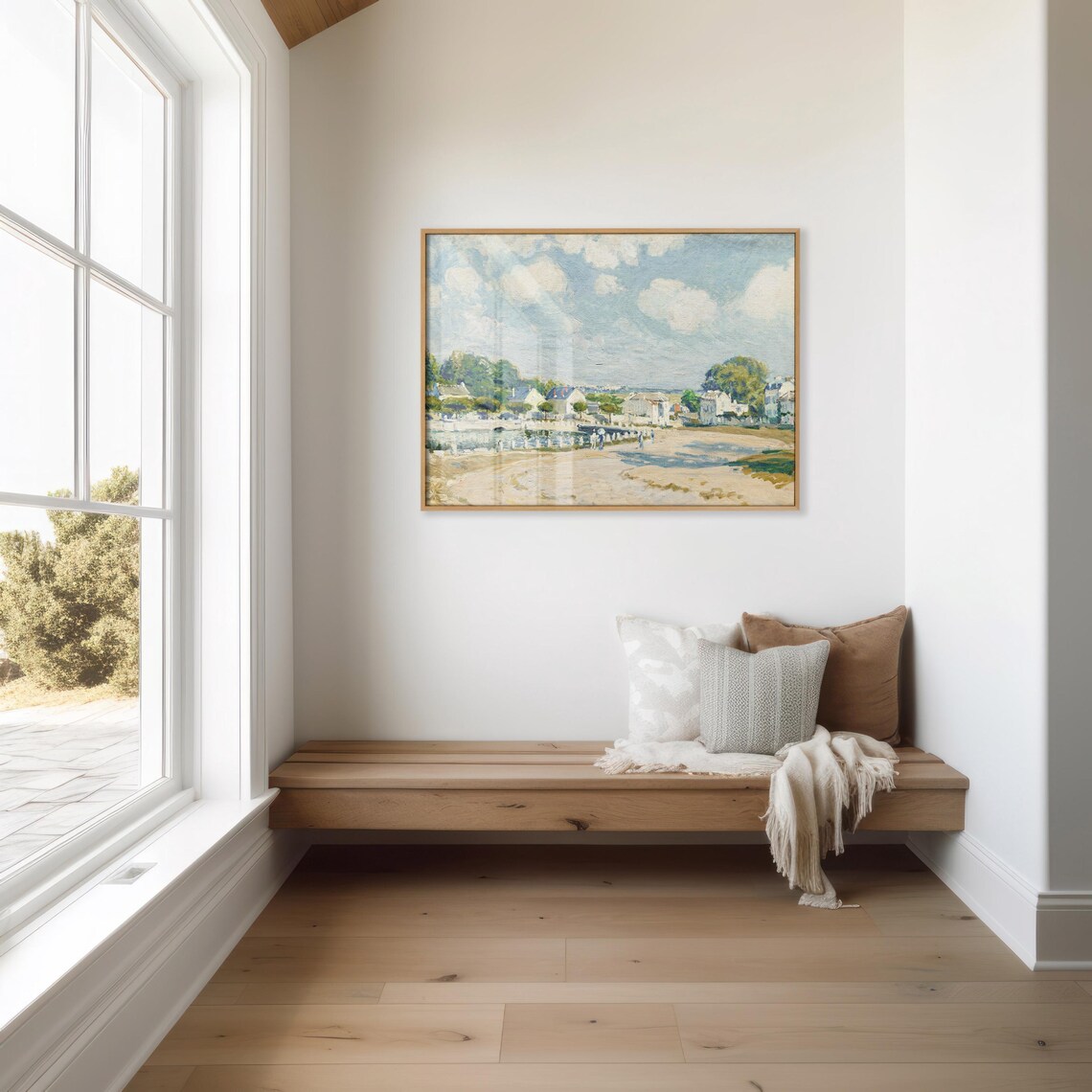 Impressionist Countryside, Vintage Pastoral Landscape - Image 3
