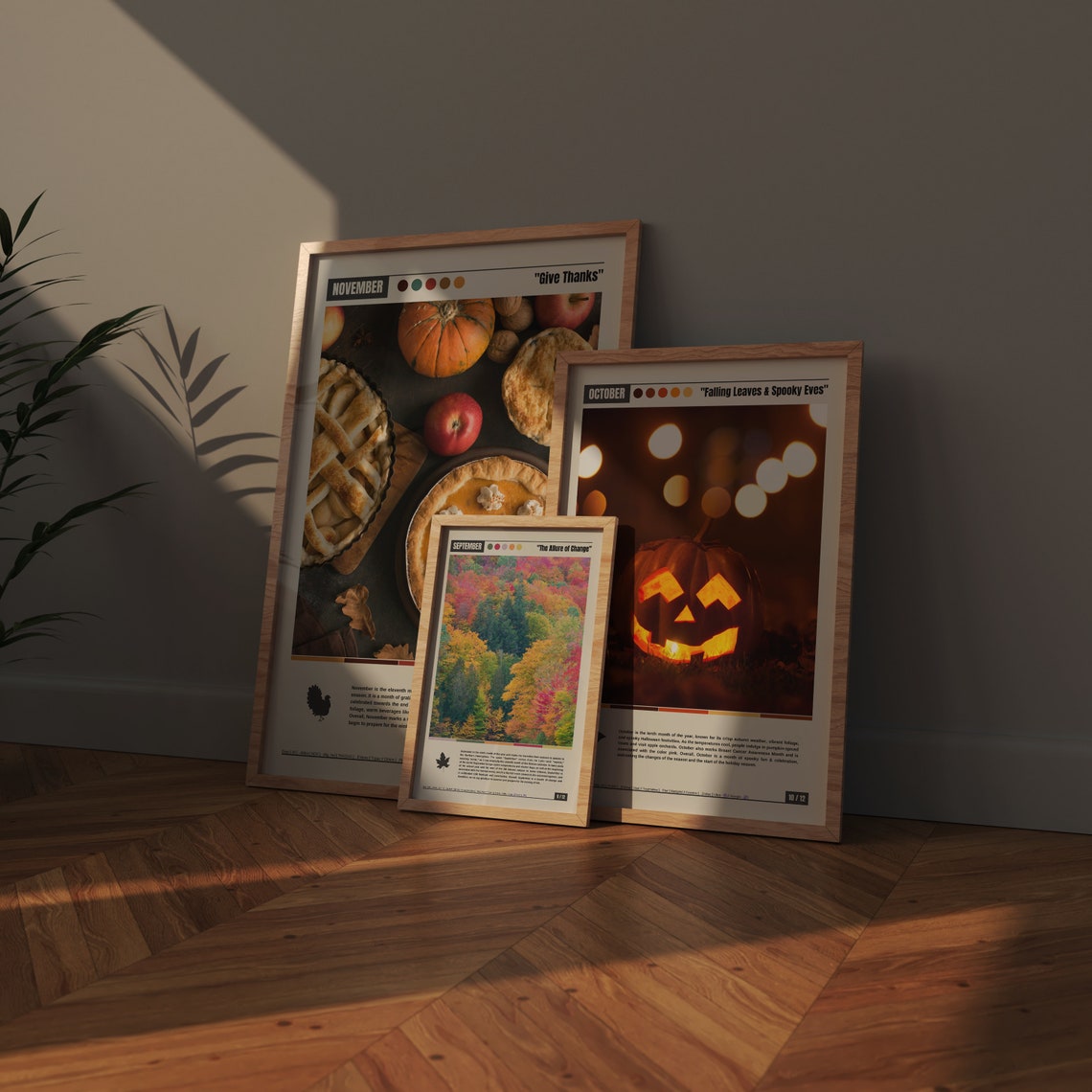 September Autumn Colors Fall Foliage The Allure of Change Poster - Image 4