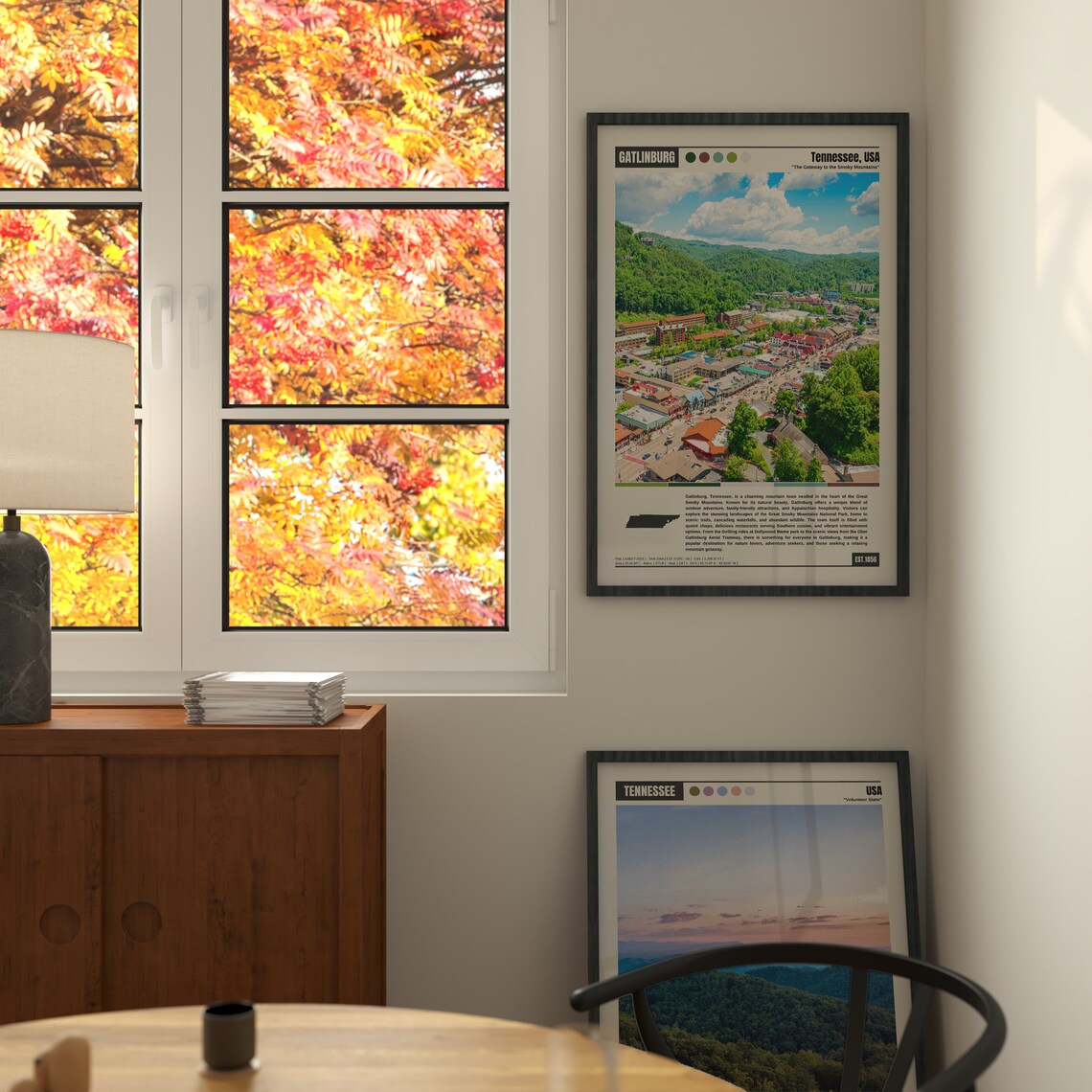 Gatlinburg Tennessee Gateway to the Smoky Mountains Travel Poster - Image 2