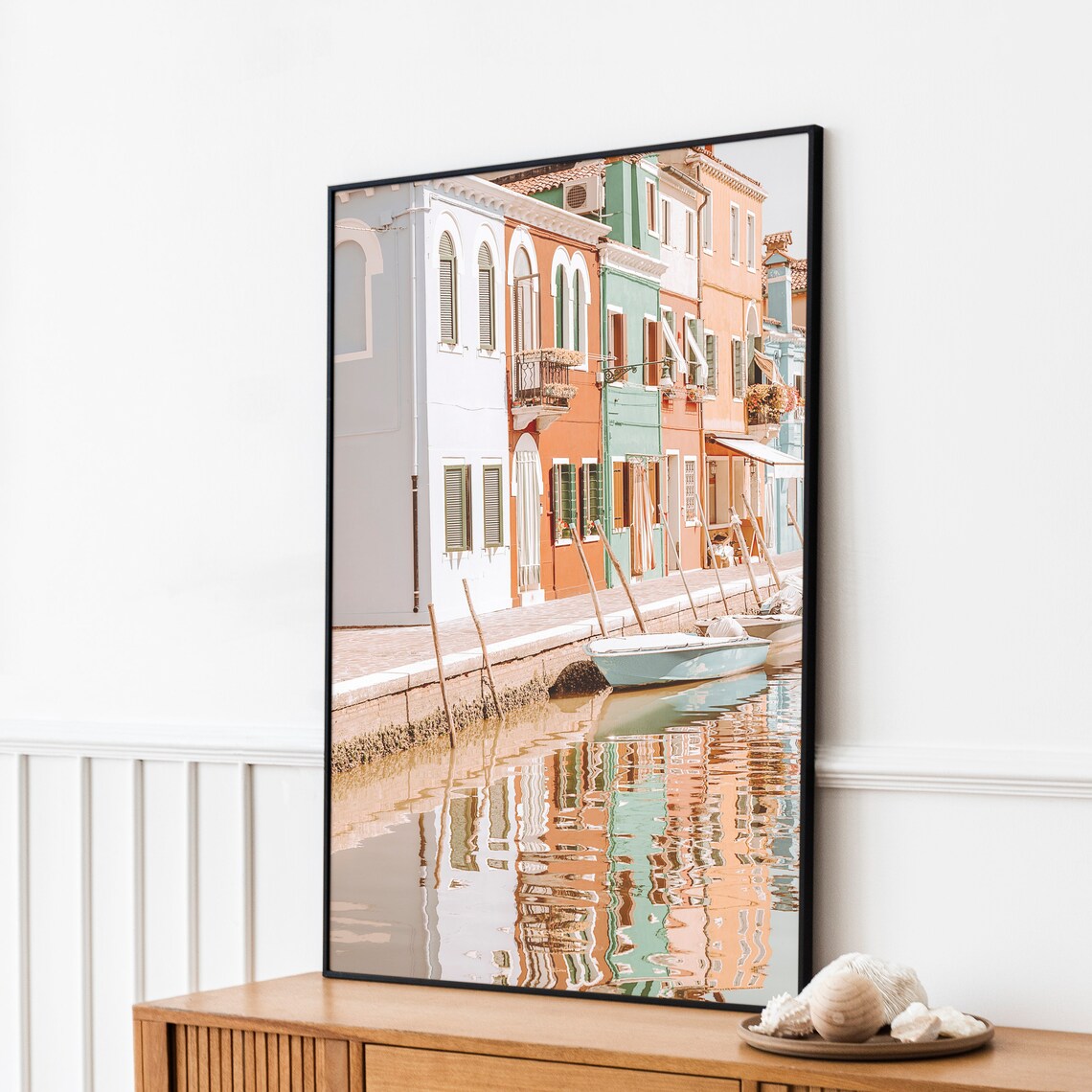 Burano Italy Travel Poster, Pastel Venice Print - Image 2