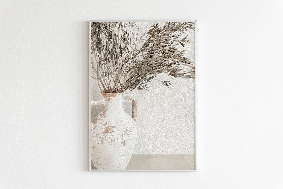 Olive Tree Print, Greece Mediterranean Wall Art - Image 2