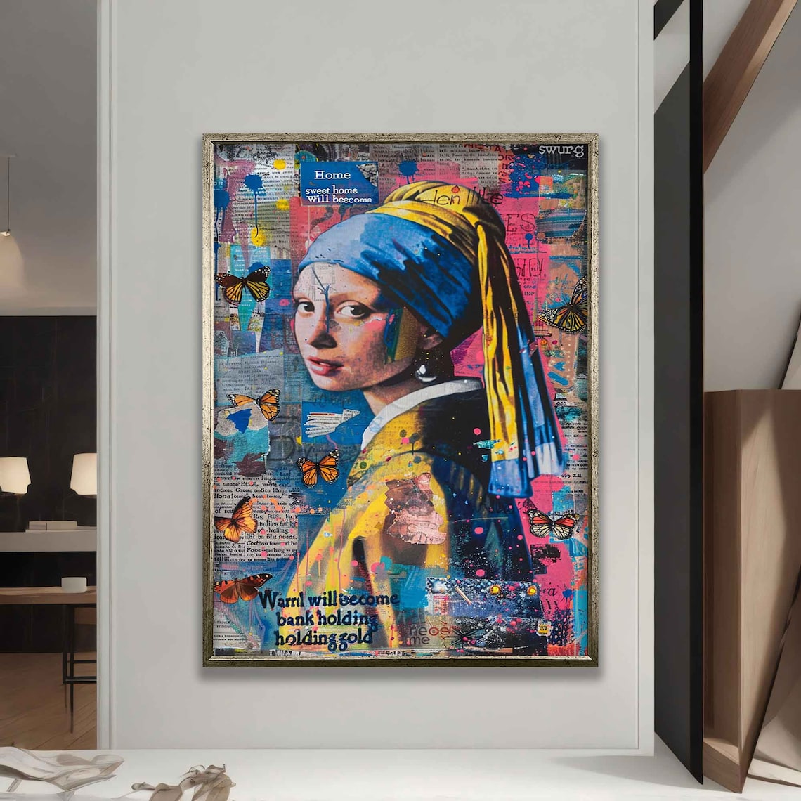 Girl With A Pearl Earring Johannes Vermeer Woman Wall Art Famous Vermeer Wall Art Woman Artwork - Image 5