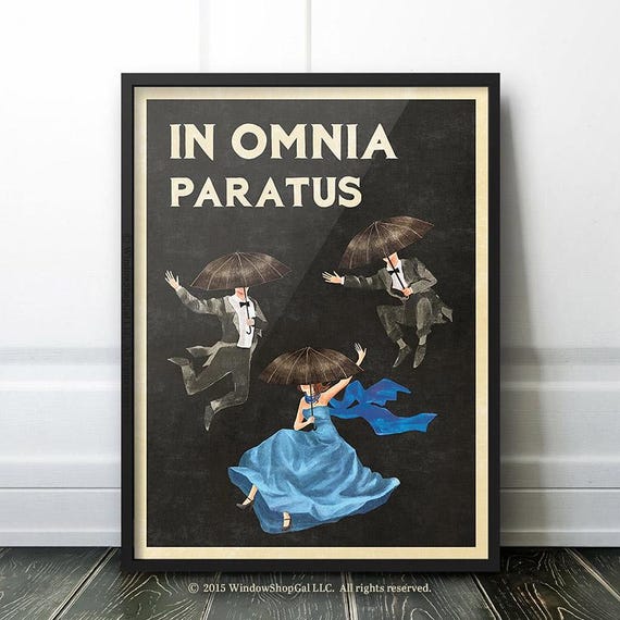 In Omnia Paratus Poster, Dark Nonuv Version